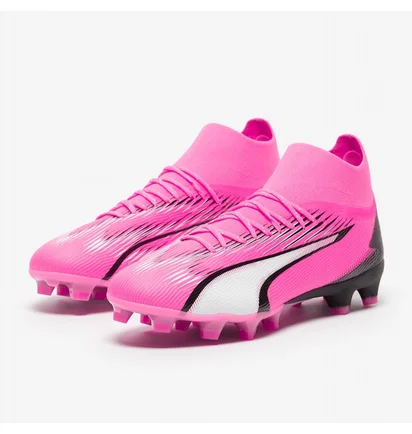Бутсы унисекс Puma Ultra Play Mxsg Pink 107762-01
