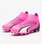 Бутсы унисекс Puma Ultra Play Mxsg Pink 107762-01