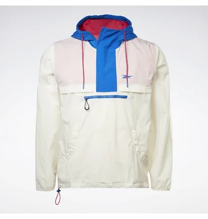 Худи мужское Reebok Lightweight Woven Anorak Jacket Beige HG8904