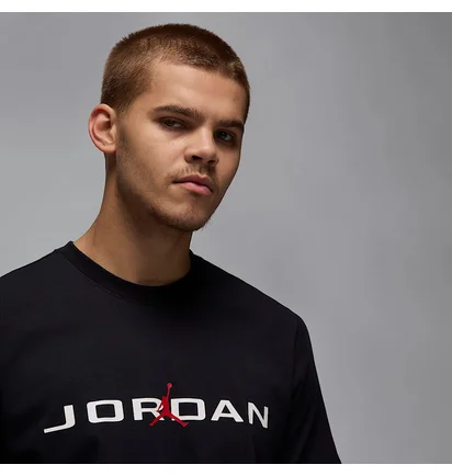Футболка чоловіча Air Jordan Air Ss Crew Black IB7353-010