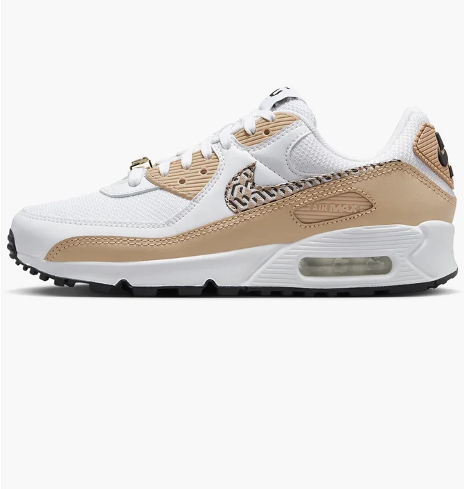 Кросівки жіночі Nike Air Max 90 White/Brown FB2617-100