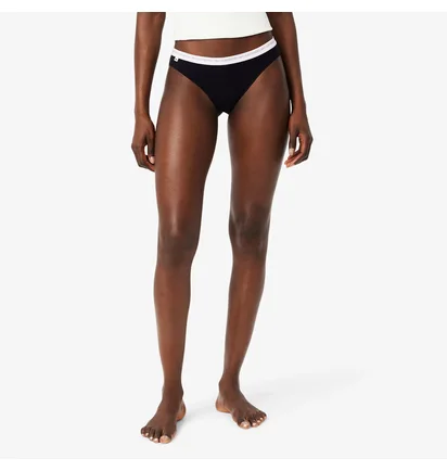 Трусики женские Lacoste Stretch Cotton Briefs (3 шт) Black 8F1338031