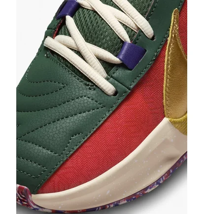 Кросівки унісекс Nike Freak 5 Basketball Shoes Red/Green DZ2944-600