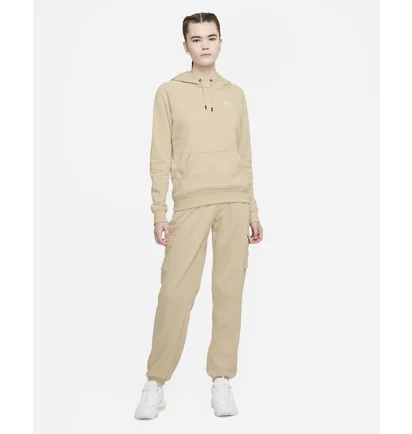 Худи женское Nike W NSW ESSNTL FLC PO HOODIE Beige BV4124-206