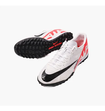 Сороконожки унисекс Nike Mercurial Vapor 15 Academy Turf Soccer Shoes White/Red DJ5635-600