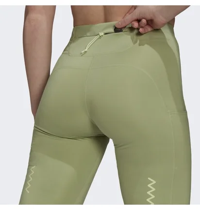 Шорты женские Adidas Fastimpact Running Bike Short Tights Green Hb9234