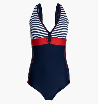 Купальник женский Aqua speed Maris 7285 38 Blue/Red 335-01