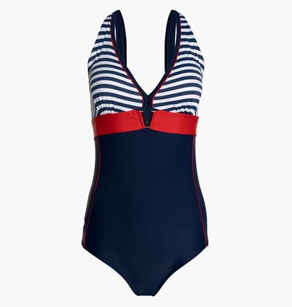 Купальник жіночий Aqua speed Maris 7285 38 Blue/Red 335-01