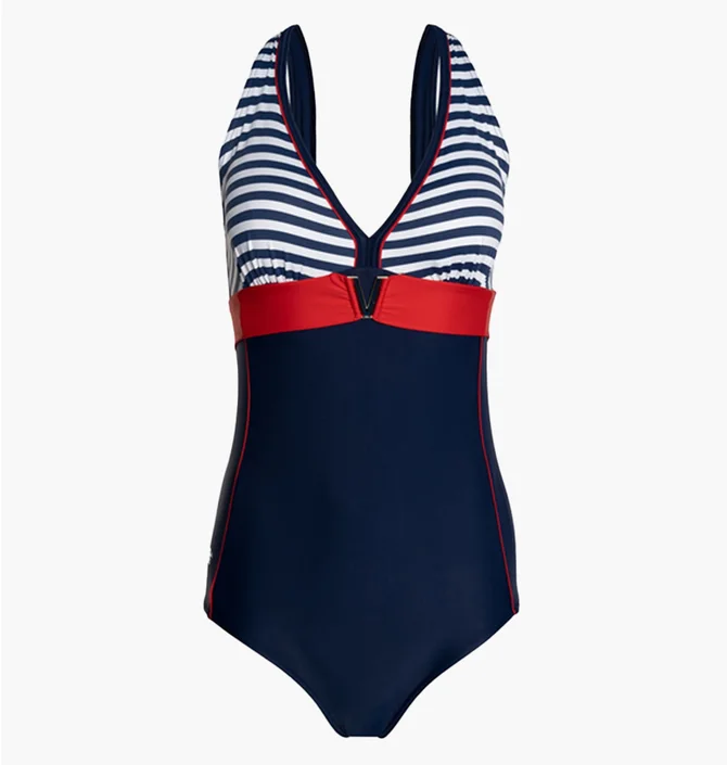 Купальник жіночий Aqua speed Maris 7285 38 Blue/Red 335-01