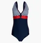Купальник жіночий Aqua speed Maris 7285 38 Blue/Red 335-01