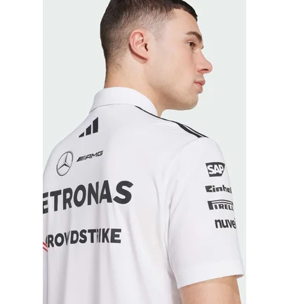 Футболка чоловіча Adidas Mercedes - Amg Petronas Formula One Team White JW0586