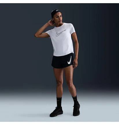 Футболка женская Nike One Swoosh Dri-Fit Short-Sleeve Running Top White HJ2204-100