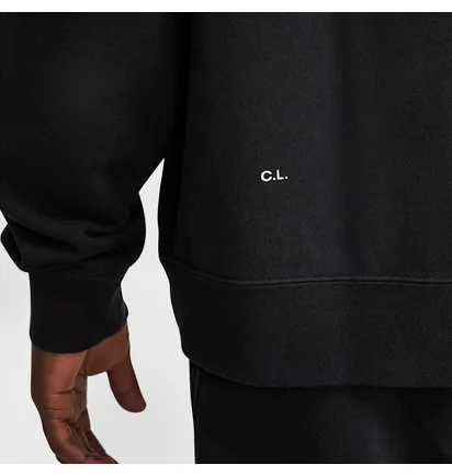 Худі унісекс Nike Nocta Fleece Cs Crew Black FN8160-010