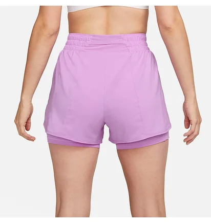 Шорты женские Nike One Dri-Fit High-Rise 3In 2In1 Short Violet DX6016-532