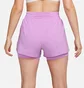 Шорты женские Nike One Dri-Fit High-Rise 3In 2In1 Short Violet DX6016-532
