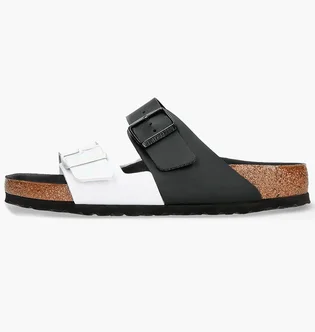 Тапочки жіночі Birkenstock Arizona Split Black/White 1019703