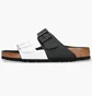 Тапочки жіночі Birkenstock Arizona Split Black/White 1019703