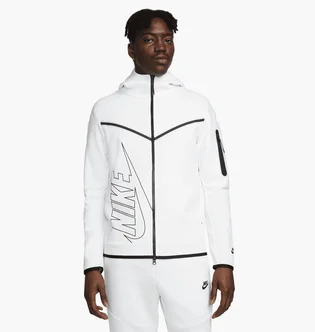 Толстовка мужская Nike M Nsw Tch Flc Hoodie Fz Wr Gr White FJ5334-121