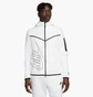 Толстовка мужская Nike M Nsw Tch Flc Hoodie Fz Wr Gr White FJ5334-121