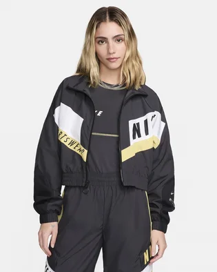 Олимпийка женская Nike Sportswear Woven Jacket Black HF5956-070