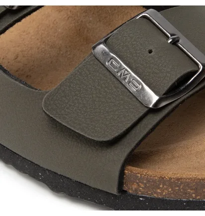 Тапочки мужские Cmp Eco Thalitha Slipper Grey 3Q91017-F832