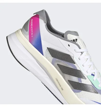 Кроссовки мужские Adidas Adizero Boston 11 Running Shoes White Hq3693