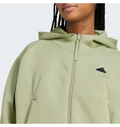 Толстовка женская Adidas Z.N.E. Full-Zip Olive IW7752