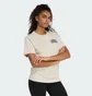 Футболка жіноча Adidas Collegiate Graphic Beige JM4348