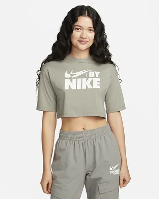 Футболка женская Nike T-Shirt Sportswear Grey FZ4635-053