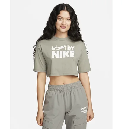 Футболка женская Nike T-Shirt Sportswear Grey FZ4635-053