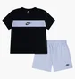 Набір: футболка, шорти Nike Futura Icon Black/Violet 86N922-BAD