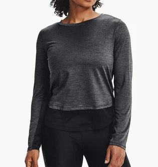 Лонгслив женский Under Armour Tech Vent Long Sleeve Training Top Black 1366130-001
