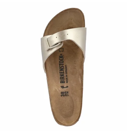 Тапочки жіночі BIRKENSTOCK Madrid Metallic/Yellow 1016107