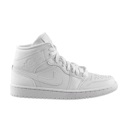 Кроссовки женские Air Jordan 1 Mid White Bq6472-112