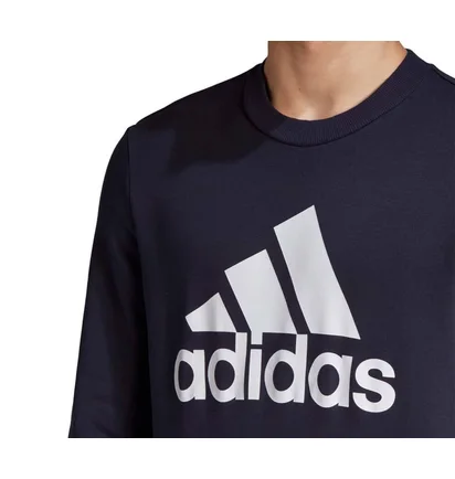 Свитшот мужской Adidas Must Haves Badge Of Sport Crew Sweatshirt Black GK4998