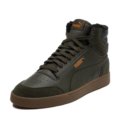 Кросівки чоловічі Puma Shuffle Mid Fur Green 387609-02
