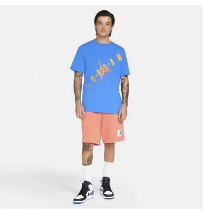 Футболка мужская Air Jordan M J Hbr Stretch Ss Crew Blue Da1894-403