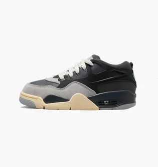Кроссовки детские Air Jordan 4Rm Black/Grey FQ7938-002