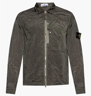 Ветровка мужская Stone Island Nylon Metal Shirt Jacket Olive K1S151200005-S0019-V0054