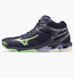 Кроссовки мужские Mizuno Wave Voltage Mid Blue V1GA216511