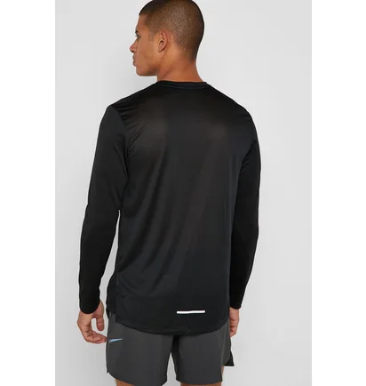 Лонгслив мужской Nike Dri-Fit Miller Running Black AJ7568-010
