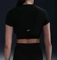 Топ женский Nike Tight Cropped Mini-Rib 2-In-1 Top Black HJ1299-010