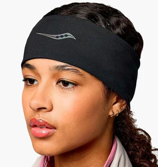 Повязка на голову Saucony Hurricane Headband Black SAU800053-BK