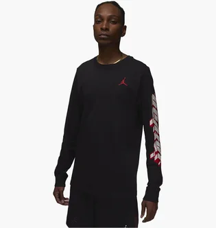 Лонгслів чоловічий Air Jordan Brand Black FN5976-010