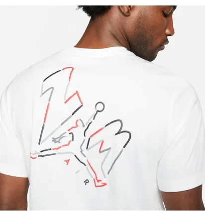 Футболка чоловіча Nike M J Brand Jumpman 23 Air Ss White DC4828-100