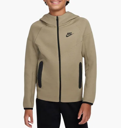 Толстовка детская Nike Tech Fleece Kids Olive FD3285-276