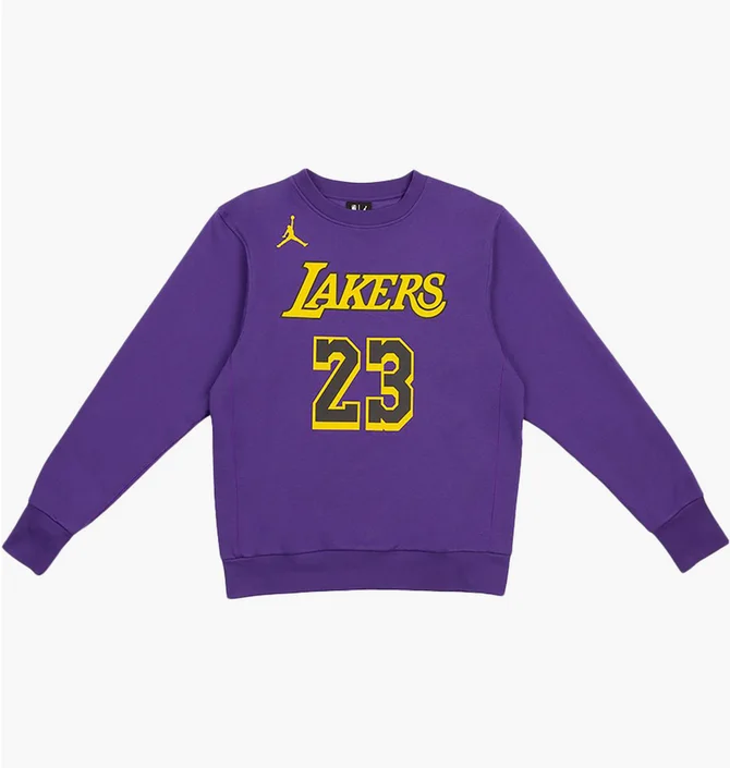 Свитшот мужской Air Jordan Nba Los Angeles Lakers Courtside Statement Edition Violet DN4718-508