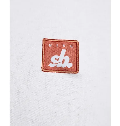 Футболка унисекс Nike Sb Skate T-Shirt White FJ1167-100