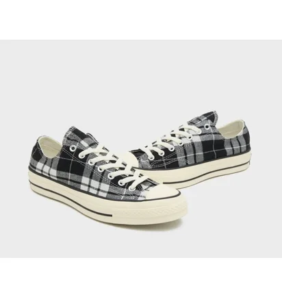 Кеды мужские Converse Chuck 70 Ox Low Upcycled Grey/Black A05313C