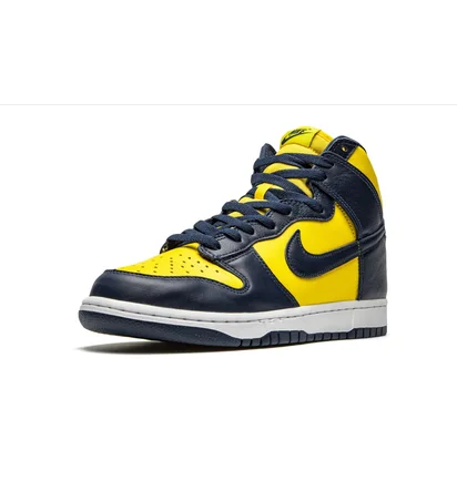 Кросівки чоловічі Nike Dunk High Sp Black/Yellow CZ8149-700